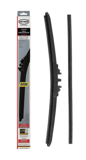 HEYNER υαλοκαθαριστήρας αυτοκινήτου 090000 με ανταλλακτικό λάστιχο, 500mm