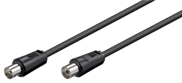 GOOBAY καλώδιο κεραίας αρσενικό σε θηλυκό 11723, <70dB, CCS, 5m, μαύρο - Image 2