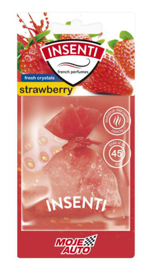 MOJE AUTO κρεμαστό αρωματικό αυτοκινήτου 15-004, φράουλα, crystals 20g