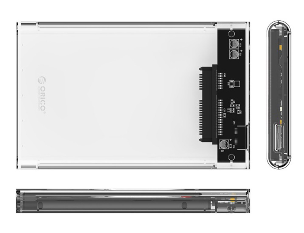 ORICO θήκη για 2.5" SATA HDD/SSD 2139U3, 5Gbps, διάφανη - Image 8