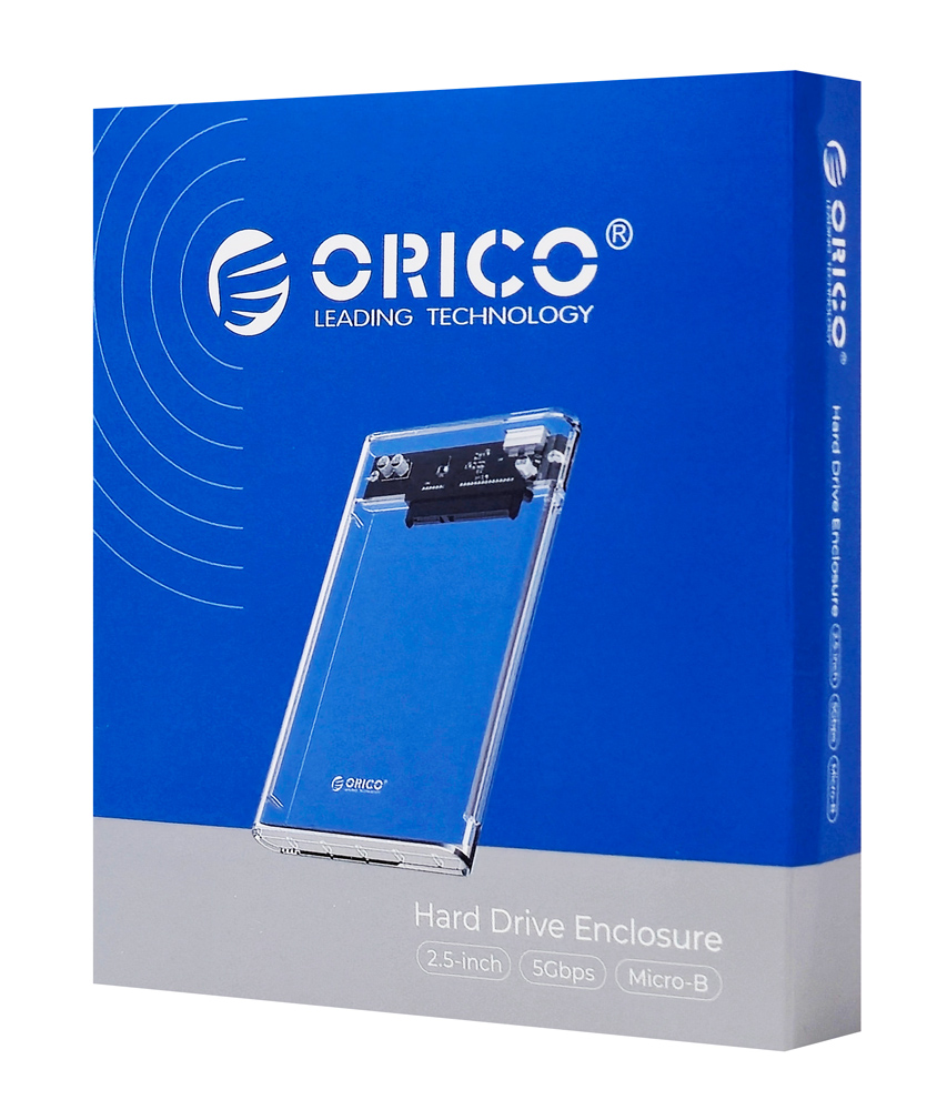 ORICO θήκη για 2.5" SATA HDD/SSD 2139U3, 5Gbps, διάφανη - Image 9