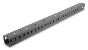 DELOCK cable management 22028, πλαστικό, 30x30mm, 1m, γκρι