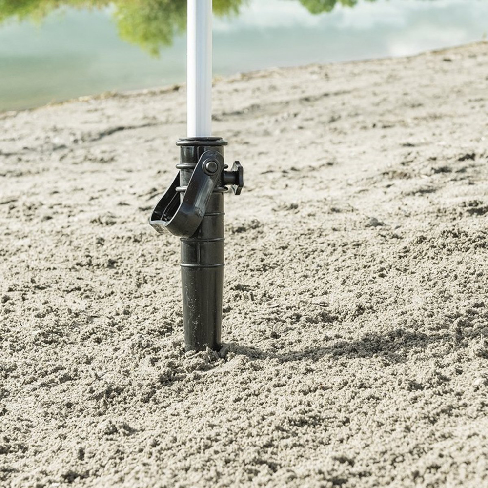 PROPLUS βάση ομπρέλας παραλίας 360819, κοντάρι διαμέτρου 25-36mm, μαύρη - Image 2