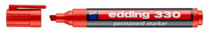 EDDING ανεξίτηλος μαρκαδόρος 330, 1-5mm, επαναγεμιζόμενος, κόκκινος