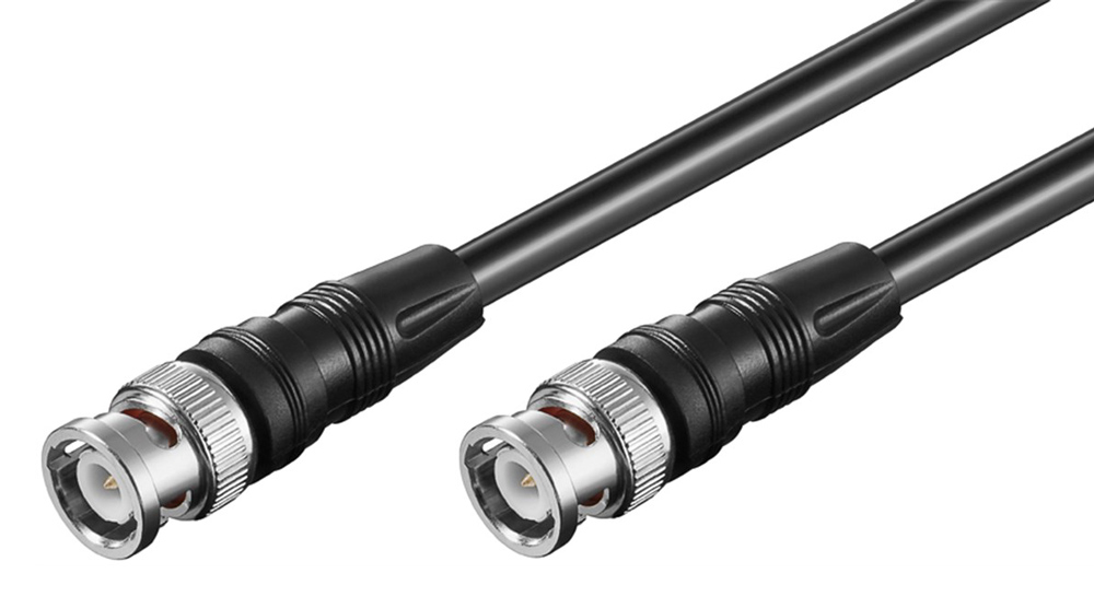 GOOBAY καλώδιο BNC 50272, RG58, 50 ohm, 1m, μαύρο