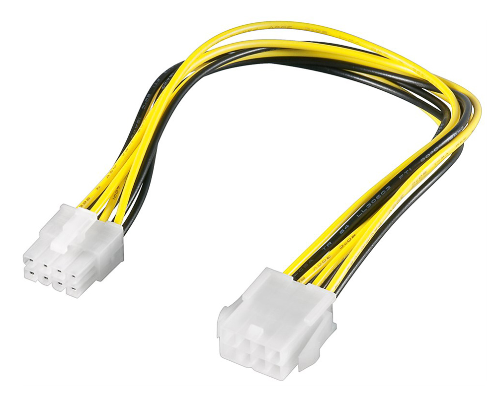 GOOBAY καλώδιο προέκτασης 8pin EPS 51361, 0.28m