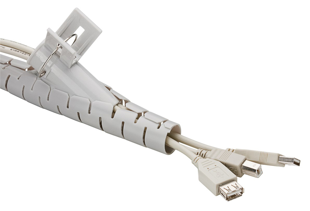 GOOBAY δεματικό καλωδίων 51922, πλαστικό, Φ20mm, 2.5m, γκρι - Image 2