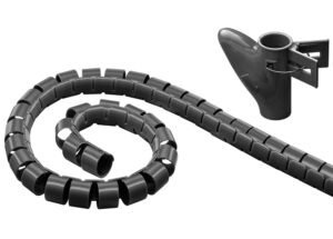 GOOBAY δεματικό καλωδίων 51924, πλαστικό, Φ20mm, 2.5m, μαύρο