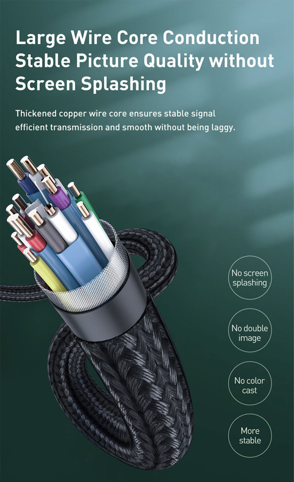 CABLETIME καλώδιο mini DisplayPort σε HDMI CT-P03G4K, 4K, 1.8m, μαύρο - Image 4