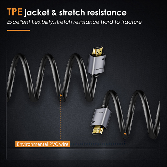 CABLETIME καλώδιο HDMI 2.0 CT-PHE2G, 4K/60Hz, 2m, μαύρο - Image 3