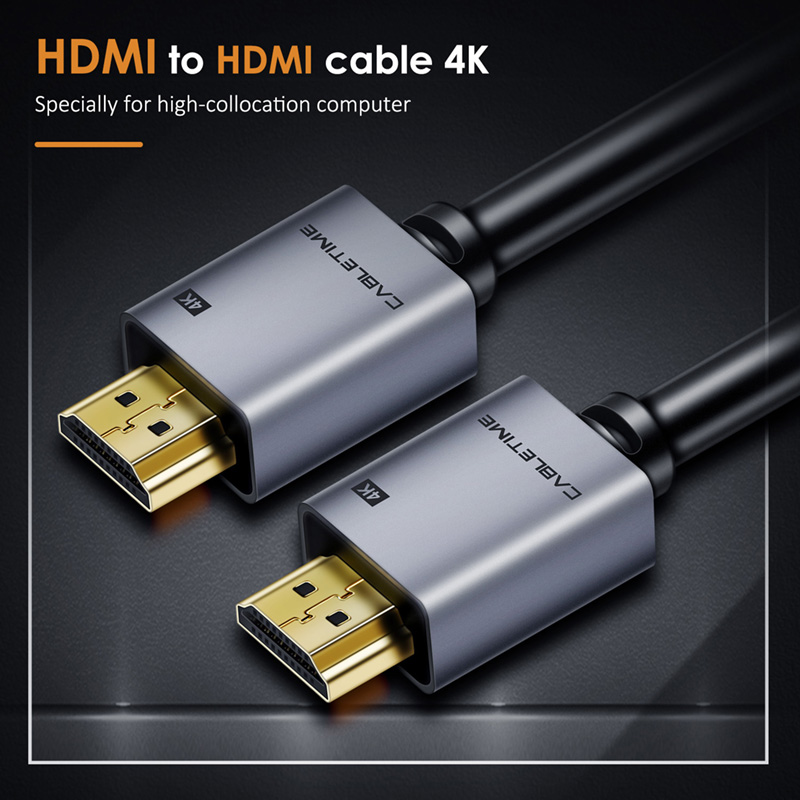 CABLETIME καλώδιο HDMI 2.0 CT-PHE2G, 4K/60Hz, 2m, μαύρο - Image 5