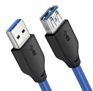 CABLETIME καλώδιο προέκτασης USB 3.0 CT-C160-U3-AMAF, 5Gbps, 2m, μπλε