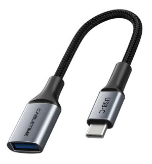 CABLETIME αντάπτορας USB-C σε USB CT-CMAF3.0, 5Gbps, γκρι