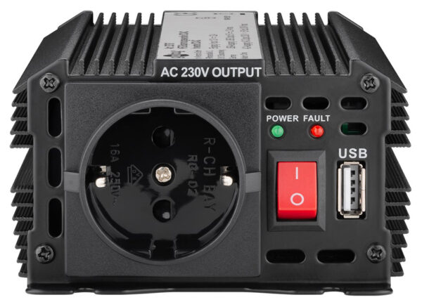 GOOBAY inverter αυτοκινήτου 52767, 12V σε 230V, 300W - Image 2