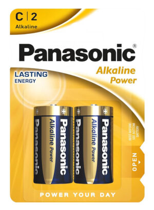 PANASONIC αλκαλικές μπαταρίες Alkaline Power LR14/C, 1.5V, 2τμχ
