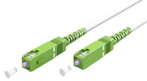 GOOBAY καλώδιο οπτικής ίνας SC-APC 59599, Singlemode OS2, 15m, λευκό