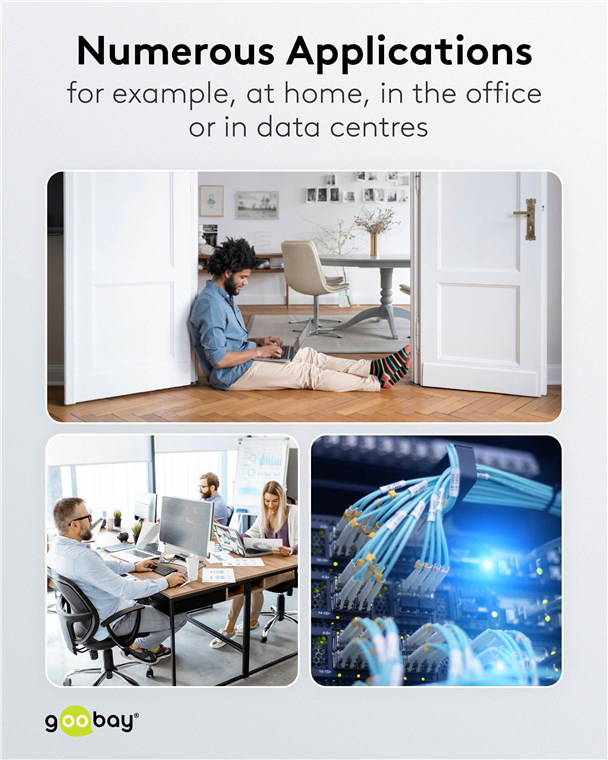 GOOBAY καλώδιο οπτικής ίνας SC-APC 59604, Singlemode OS2, 20m, λευκό - Image 6