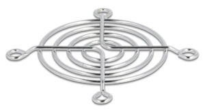 DELOCK σχάρα για 60mm ανεμιστήρα 67305, μεταλλική, ασημί