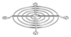 DELOCK σχάρα για 80mm ανεμιστήρα 67306, μεταλλική, ασημί