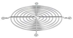 DELOCK σχάρα για 120mm ανεμιστήρα 67308, μεταλλική, ασημί