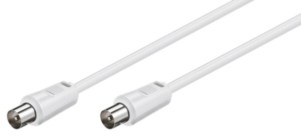 GOOBAY καλώδιο κεραίας αρσενικό 68149, <70dB, CCS, 5m, λευκό - Image 2