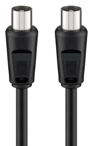 GOOBAY καλώδιο κεραίας αρσενικό 68150, <70dB, CCS, 5m, μαύρο
