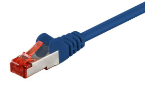 GOOBAY καλώδιο δικτύου 68269, CAT 6 S/FTP, copper, 250MHz, 3m, μπλε