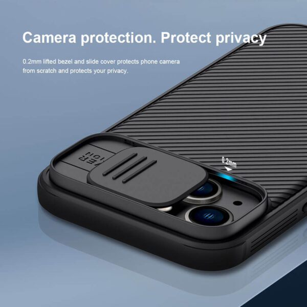 NILLKIN θήκη CamShield Pro για Apple iPhone 14 Plus, μαύρη - Image 2