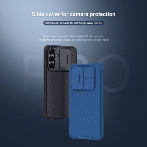 NILLKIN θήκη CamShield Pro για Samsung Galaxy A54 5G, μπλε - Image 2