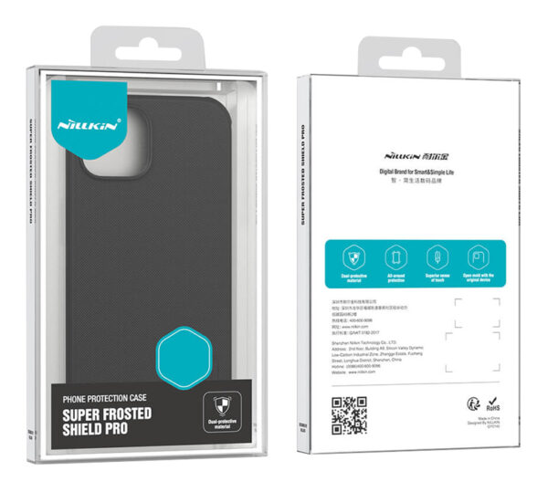 NILLKIN θήκη Super Frosted Shield Pro για iPhone 15 Pro, μπλε - Image 4