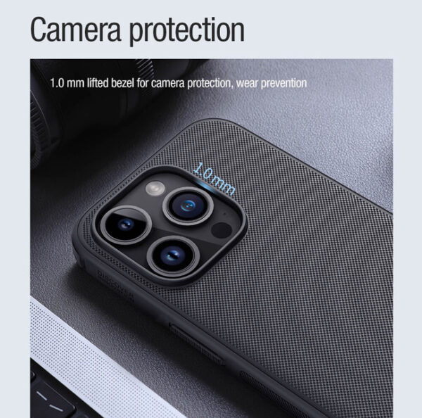 NILLKIN θήκη Super Frosted Shield Pro Magnetic για iPhone 15 Pro, μπλε - Image 3