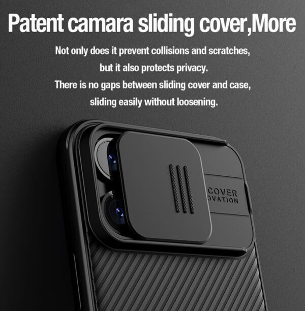 NILLKIN θήκη CamShield Pro Magnetic για iPhone 15 Pro, μαύρη - Image 3