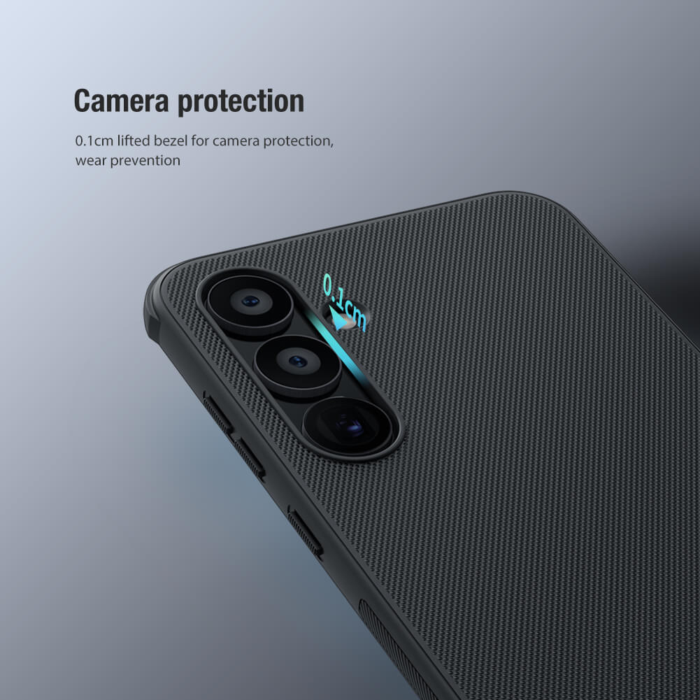 NILLKIN θήκη Super Frosted Shield Pro για Samsung Galaxy A55, μπλε - Image 3