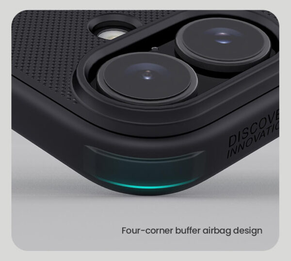 NILLKIN θήκη Super Frosted Shield Pro για iPhone 16, μαύρη - Image 3