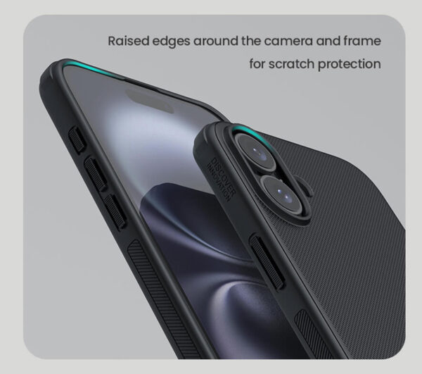 NILLKIN θήκη Super Frosted Shield Pro Magnetic για iPhone 16, μαύρη - Image 3