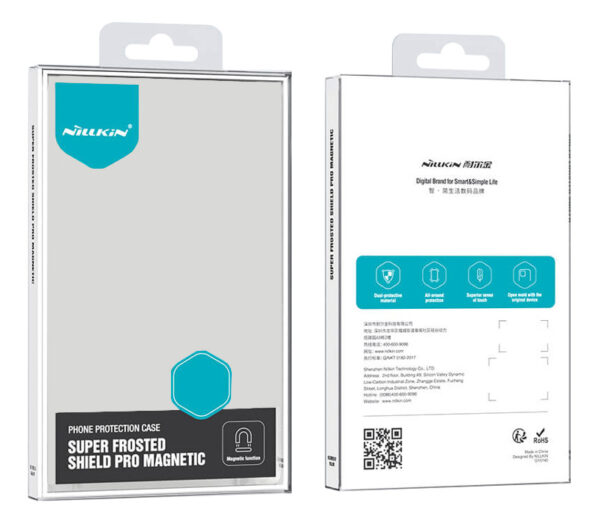 NILLKIN θήκη Super Frosted Shield Pro Magnetic για iPhone 16, μαύρη - Image 5