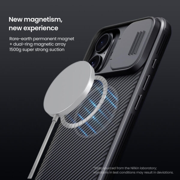 NILLKIN θήκη CamShield Pro Magnetic για iPhone 16, μαύρη - Image 5
