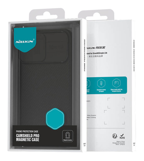 NILLKIN θήκη CamShield Pro Magnetic για iPhone 16, μαύρη - Image 6