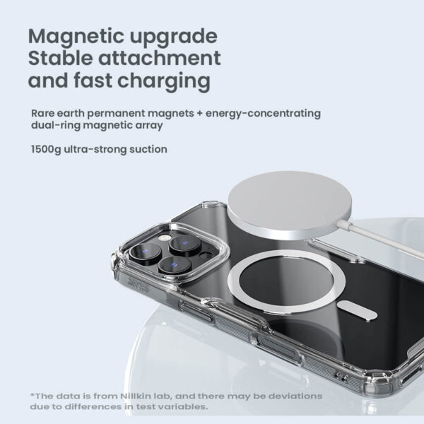 NILLKIN θήκη Nature TPU Pro Magnetic για iPhone 16 Pro Max, διάφανη - Image 2