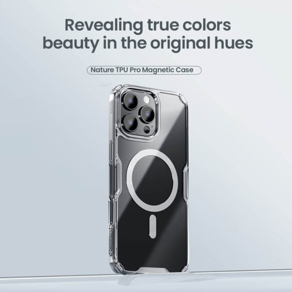 NILLKIN θήκη Nature TPU Pro Magnetic για iPhone 16 Pro Max, διάφανη - Image 3