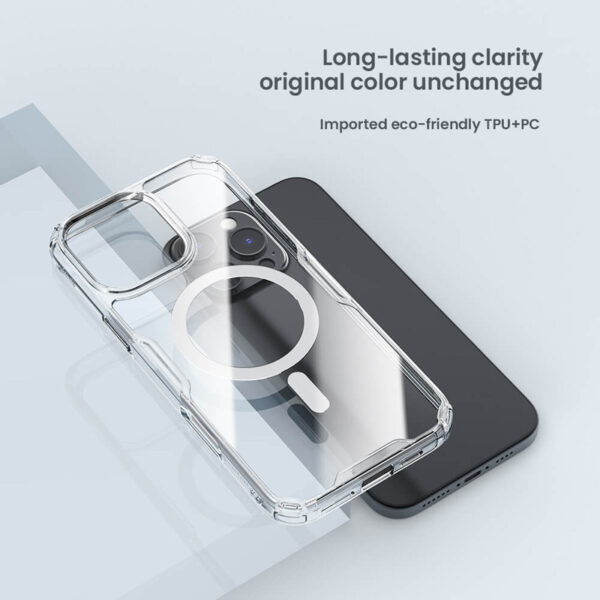 NILLKIN θήκη Nature TPU Pro Magnetic για iPhone 16 Pro Max, διάφανη - Image 4