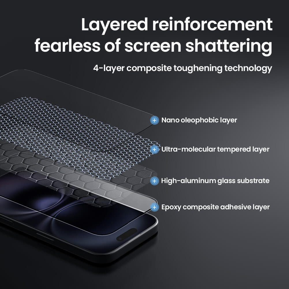 NILLKIN tempered glass 2.5D CP+ Pro για Apple iPhone 17 - Image 3