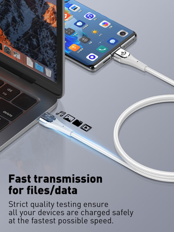 LDNIO καλώδιο USB-C σε USB-C LC861C, 65W PD, 1m, γκρι - Image 3