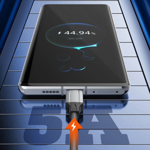 LDNIO καλώδιο USB-C σε USB-C LC441C, 65W PD, 1m, γκρι - Image 3
