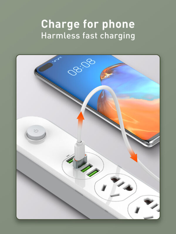LDNIO αντάπτορας USB σε USB-C LC150, αρσενικό σε θηλυκό, γκρι - Image 4