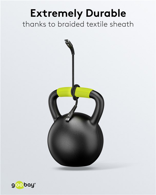 GOOBAY καλώδιο USB-C 73954, 60W, 480Mbps, 2m, μαύρο - Image 6