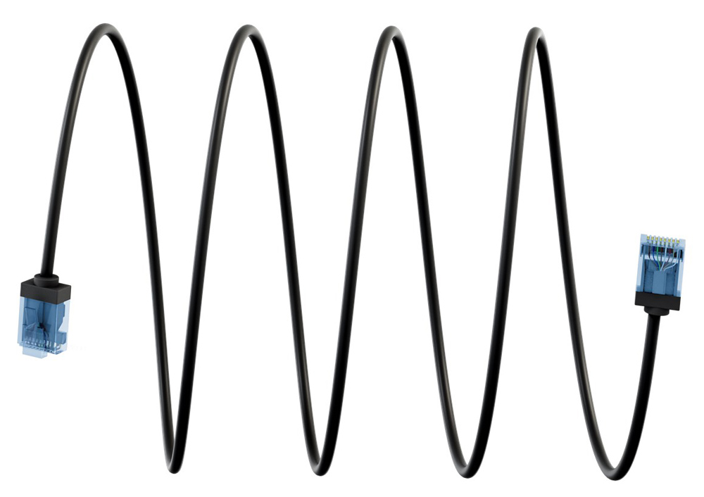GOOBAY καλώδιο δικτύου 74241, CAT 6A U/UTP, slim, copper, 500MHz, 10m, μαύρο - Image 8