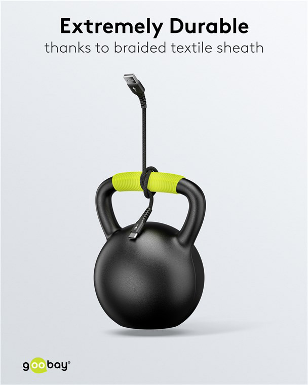 GOOBAY καλώδιο USB-C σε USB 74527, 60W, 480Mbps, 2m, μαύρο - Image 6