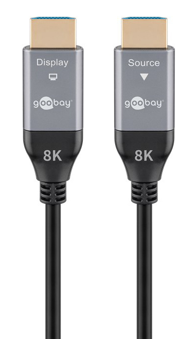 GOOBAY καλώδιο HDMI 2.1 76277 με Ethernet, 8K/60Hz, 48 Gbps, 40m, μαύρο - Image 8