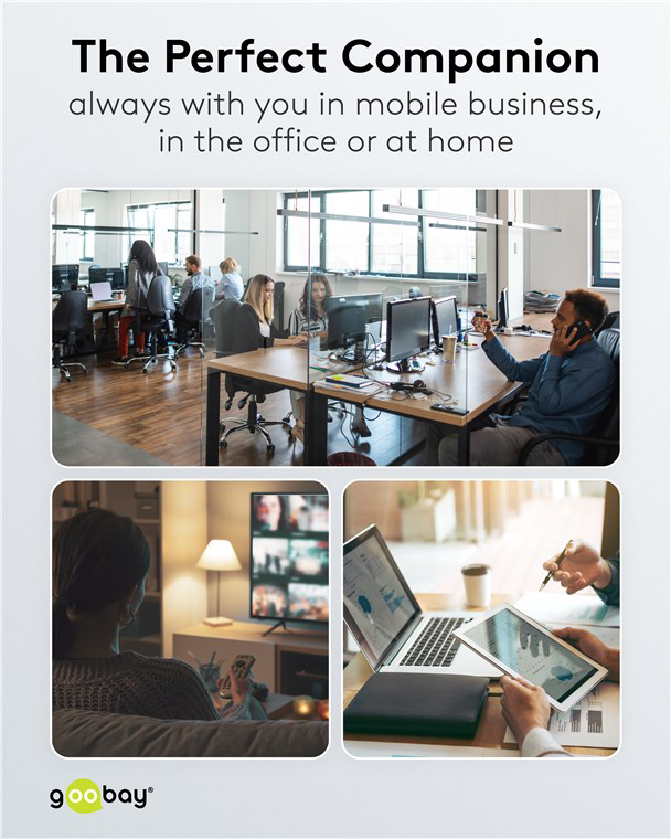 GOOBAY USB hub 76565, 4x θυρών, USB 3.2, 10Gbps, USB-C σύνδεση, γκρι - Image 7